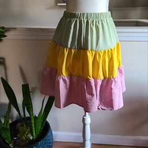 Shein Colorblock Skirt Size 1XL